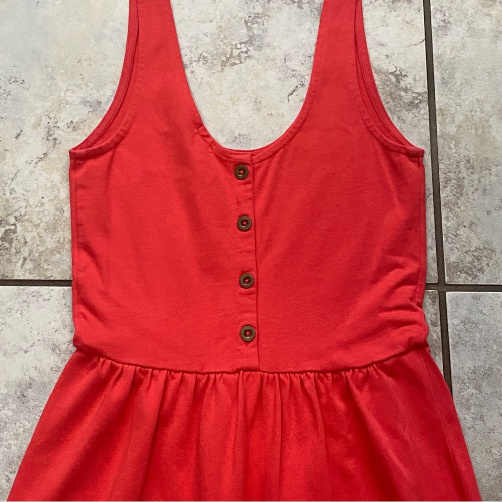 J. CREW Pink Button Embellished Back Sleeveless Summer Dress XS - Picture 3 of 10